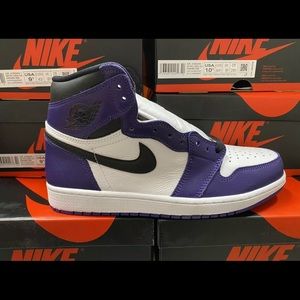 Jordan Retro 1 court Purple